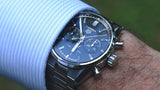  Shop Authentic Tag Heuer Carrera Chronograph Black Dial Silver Steel Strap Watch for Men - CBN2010.BA0642 - Luxxuri