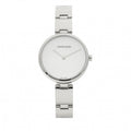  Shop Authentic Calvin Klein Wavy Silver Dial Silver Steel Strap Watch for Women - K9U23146 - Luxxuri