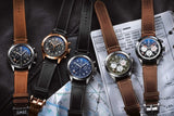  Shop Authentic Breitling Super Avi B04 Chronograph GMT 46 Mosquito Black Dial Brown Leather Strap Watch for Men - YB04451A1B1X1 - Luxxuri