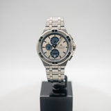  Shop Authentic Maurice Lacroix Aikon Chronograph Silver Dial Silver Steel Strap Watch for Men - AI1018-SS002-131-1 - Luxxuri