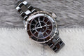 Shop Authentic Chanel J12 Quartz Ceramic Black Dial Black Steel Strap Watch for Women - J12 H0682 - Luxxuri