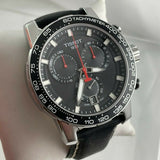  Shop Authentic Tissot Supersport Chrono Black Dial Black Leather Strap Watch for Men - T125.617.16.051.00 - Luxxuri