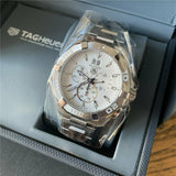  Shop Authentic Tag Heuer Aquaracer White Dial Silver Steel Strap Watch for Men - CAY1111.BA0927 - Luxxuri