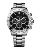  Shop Authentic Hugo Boss Ikon Black Dial Silver Steel Strap Watch for Men - 1512965 - Luxxuri