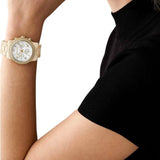  Shop Authentic Michael Kors Runway Pavé Chronograph White Dial White Acetate Strap Watch for Women - MK7476 - Luxxuri