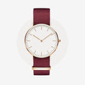  Shop Authentic Daniel Wellington Classic Roselyn White Dial Red NATO Strap Watch For Women - DW00100271 - Luxxuri