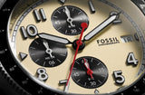  Shop Authentic Fossil Sport Tourer Chronograph White Dial Brown Leather Strap Watch for Men - FS6042 - Luxxuri