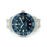 Shop Authentic Tag Heuer Aquaracer Caliber 5 Automatic Blue Dial Silver Steel Strap Watch for Men - WAN2111.BA0822 - Luxxuri