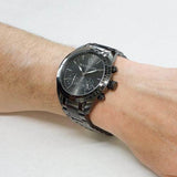  Shop Authentic Maserati Traguardo Gun Metal Dial Grey Steel Strap Watch For Men - R8873612002 - Luxxuri