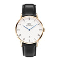  Shop Authentic Daniel Wellington Classic Sheffield White Dial Black Leather Strap Watch For Men - DW00100084 - Luxxuri