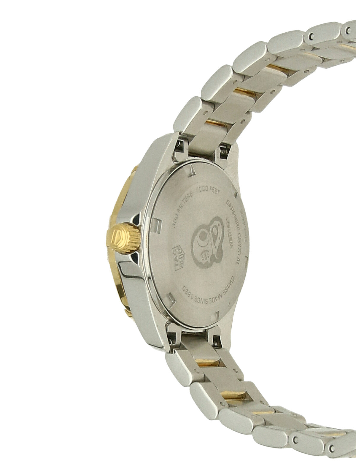  Shop Authentic Tag Heuer Aquaracer Diamonds Mother of Pearl Dial Two Tone Steel Strap Watch for Women - WBD1421.BB0321 - Luxxuri