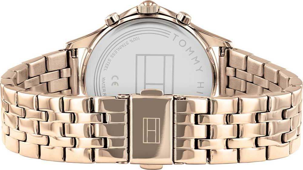  Shop Authentic Tommy Hilfiger Whitney Chronograph Quartz Rose Gold Dial Rose Gold Steel Strap Watch For Women - 1782120 - Luxxuri