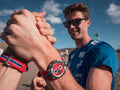 Maurice Lacroix Aikon Beach Volley Vikings Limited Edition Red Dial Red Rubber Strap Watch for Men - AI1018-SS001-530-6