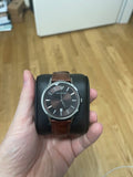  Shop Authentic Emporio Armani Renato Classic Brown Dial Brown Leather Strap Watch For Men - AR2413 - Luxxuri