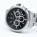  Shop Authentic Maserati Successo Chronograph Black Dial Silver Steel Strap Watch For Men - R8873621009 - Luxxuri