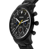  Shop Authentic Fossil Goodwin Chronograph Black Dial Black Steel Strap Watch for Men - FS5413 - Luxxuri