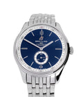  Shop Authentic Breitling Premier Automatic 40mm Blue Dial Silver Steel Strap Watch for Men - A37340351C1A1 - Luxxuri