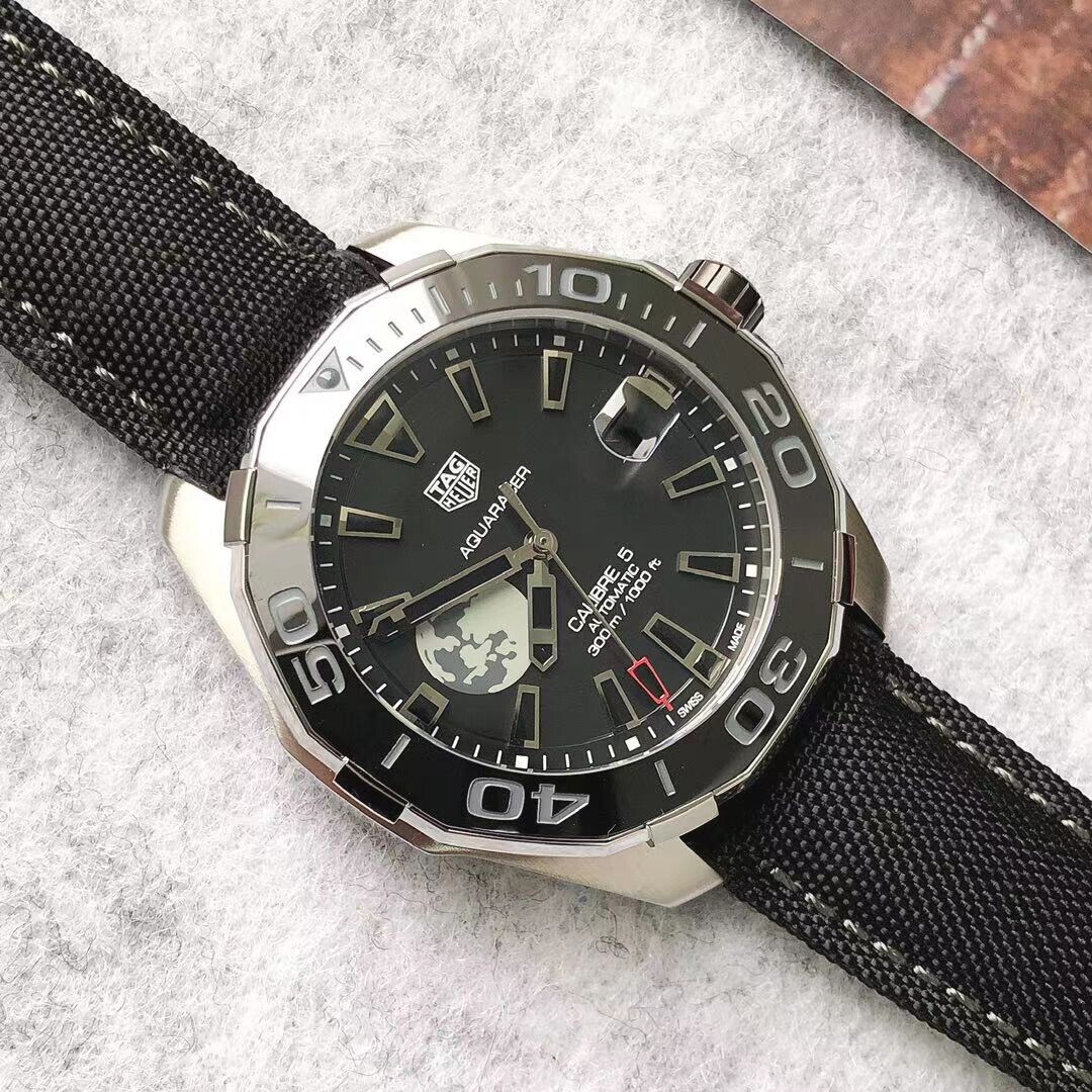  Shop Authentic Tag Heuer Aquaracer Moon Black Dial Watch for Men - WAY201J.FC6370 - Luxxuri