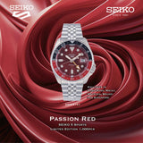  Shop Authentic Seiko 5 Sports Thong Sia Limited Edition Red Dial Silver Steel Strap Watch For Men - SSK031K1 - Luxxuri