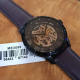  Shop Authentic Fossil Townsman Automatic Skeleton Brown Dial Brown Leather Strap Watch for Men - ME3098 - Luxxuri