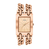  Shop Authentic Guess Mod Heavy Metal Rose Gold Dial Rose Gold Steel Strap Watch For Women - W1117L3 - Luxxuri