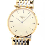  Shop Authentic Longines La Grande Classique De Longines Gold Dial Two Tone Mesh Bracelet Watch for Women - L4.755.2.32.7 - Luxxuri