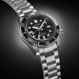  Shop Authentic Seiko Prosprex Dark Depths GMT Automatic Black Dial Silver Steel Strap Watch For Men - SPB383J1 - Luxxuri