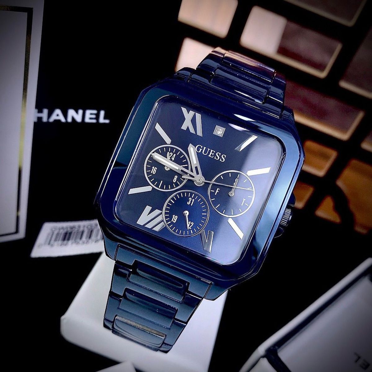  Shop Authentic Guess Dress Multifunction Blue Dial Blue Steel Strap Watch for Men - GW0631G3 - Luxxuri