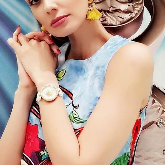  Shop Authentic Versace Palazzo Empire White Dial White Leather Strap Watch for Women - VCO040017 - Luxxuri