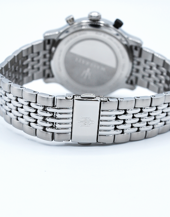  Shop Authentic Maserati Legend Chronograph Black Dial Stainless Steel Watch For Men - R8873638001 - Luxxuri