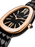  Shop Authentic Bvlgari Serpenti Seduttori Black Dial Black Steel Strap Watch for Women - SERPENTI103704 - Luxxuri