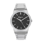  Shop Authentic Salvatore Ferragamo Sapphire Bracelet Black Dial Silver Steel Strap Watch For Men - SFHP01124 - Luxxuri