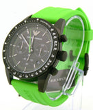  Shop Authentic Emporio Armani Sports Analog Black Dial Green Rubber Strap Watch For Men - AR6115 - Luxxuri