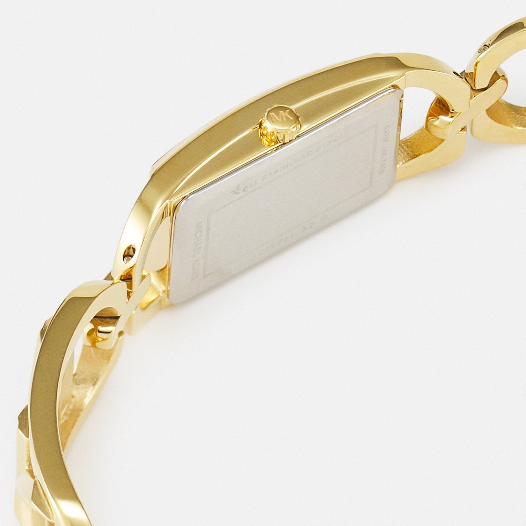  Shop Authentic Michael Kors Empire Three Hand Gold Dial Gold Steel Strap Watch For Women - MK7406 - Luxxuri