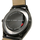  Shop Authentic Marc Jacobs Tether Transparent Black Dial Black Leather Strap Watch for Women - MBM1379 - Luxxuri