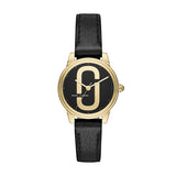  Shop Authentic Marc Jacobs Corie Black Dial Black Leather Strap Watch for Women - MJ1580 - Luxxuri
