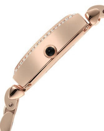  Shop Authentic Emporio Armani Gianni T-Bar Analog Crystal Brown Dial Rose Gold Steel Strap Watch For Women - AR11407 - Luxxuri