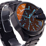  Shop Authentic Diesel Mega Chief Black Dial Black Steel Strap Watch For Men - DZ4318 - Luxxuri