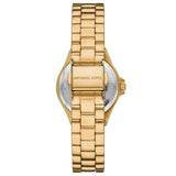  Shop Authentic Michael Kors Lennox Three Hand Black Dial Gold Steel Strap Watch For Women - MK7394 - Luxxuri