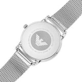  Shop Authentic Emporio Armani Luigi Analog Black Dial Silver Mesh Bracelet Watch For Men - AR11272 - Luxxuri