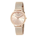 Emporio Armani Kappa Pink Dial Pink Mesh Bracelet Watch For Women - AR11129
