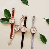  Shop Authentic Fossil Boyfriend White Dial Brown Leather Strap Watch for Women - ES3616 - Luxxuri