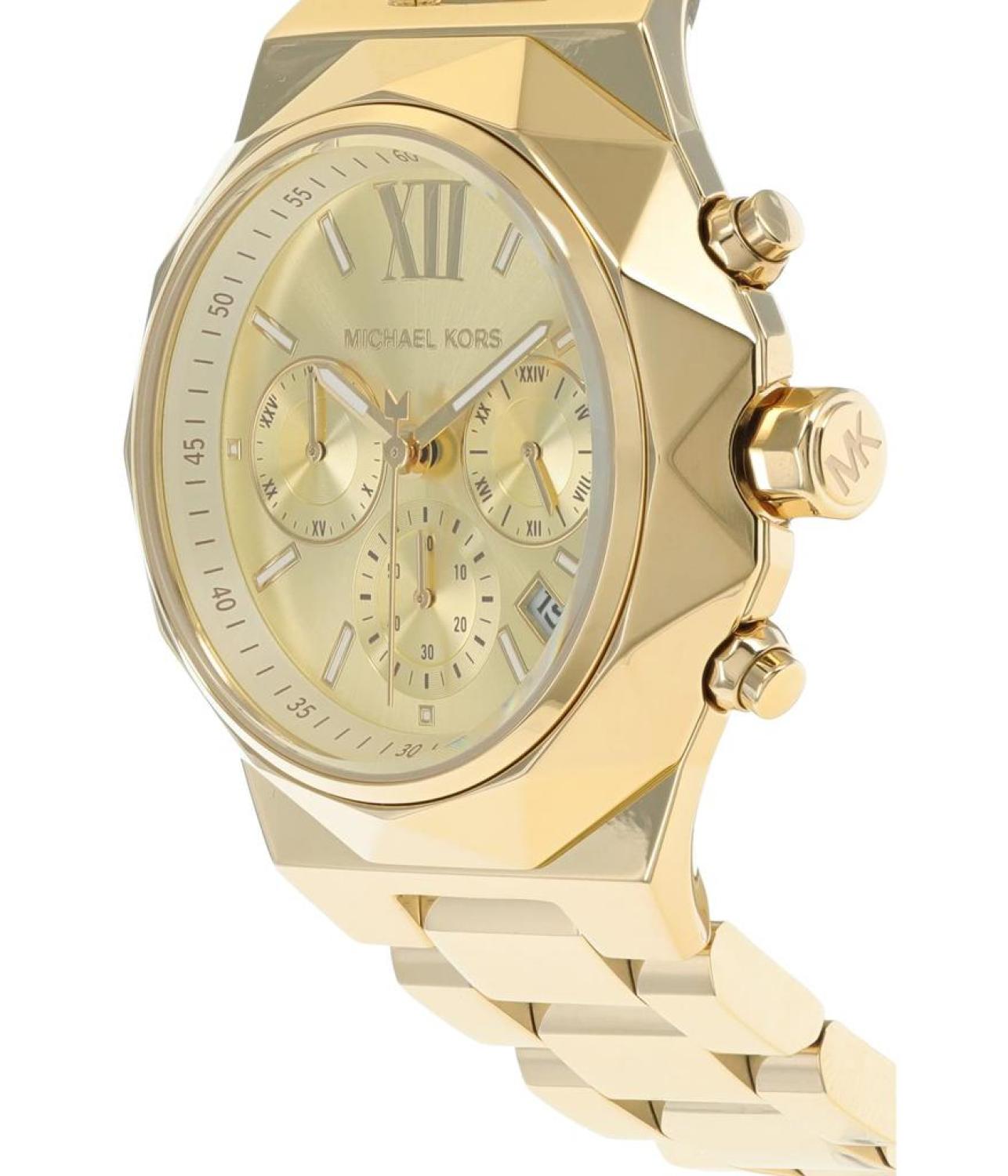  Shop Authentic Michael Kors Raquel Analog Gold Dial Gold Steel Strap Watch For Women - MK4690 - Luxxuri