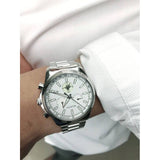  Shop Authentic Gucci G Timeless Chronograph White Dial Silver Steel Strap Watch For Men - YA126472 - Luxxuri