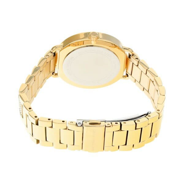  Shop Authentic Michael Kors Portia Three-Hand Crystals Gold Dial Gold Steel Strap Watch for Women - MK4602 - Luxxuri
