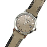  Shop Authentic Burberry The City Beige Dial Tan Leather Strap Watch for Women - BU9021 - Luxxuri