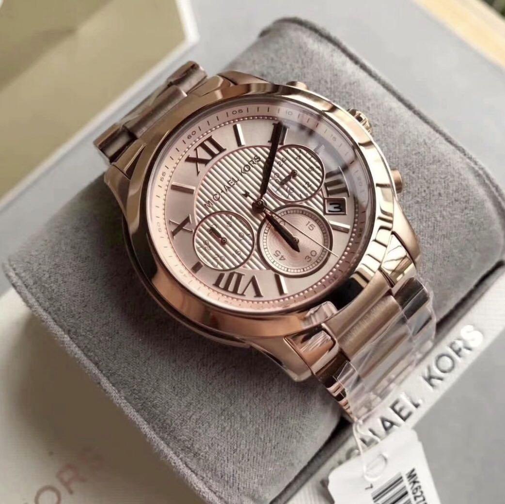  Shop Authentic Michael Kors Cooper Rose Gold Rose Gold Steel Strap Watch for Women - MK6275 - Luxxuri