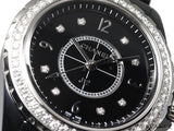  Shop Authentic Chanel J12 Diamonds Ceramic Black Dial Black Steel Strap Watch for Women - J12 H3108 - Luxxuri