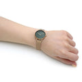  Shop Authentic Daniel Wellington Petite Emerald Green Dial Gold Mesh Strap Watch For Women - DW00100479 - Luxxuri