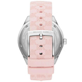  Shop Authentic Michael Kors Jessa Quartz Silver Dial Pink Silicone Strap Watch For Women - MK7268 - Luxxuri